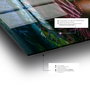 Wallity Cuadro Decorativo de Vidrio Templado Multicolor 70 x 100 cm